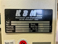 2007 kbm la 2800 m bandschuurmachine - afbeelding 18 van  19