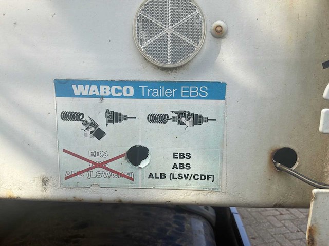 2007 kennis tbd.238.c-b oplegger met kennis 14.000 kraan - afbeelding 30 van  30