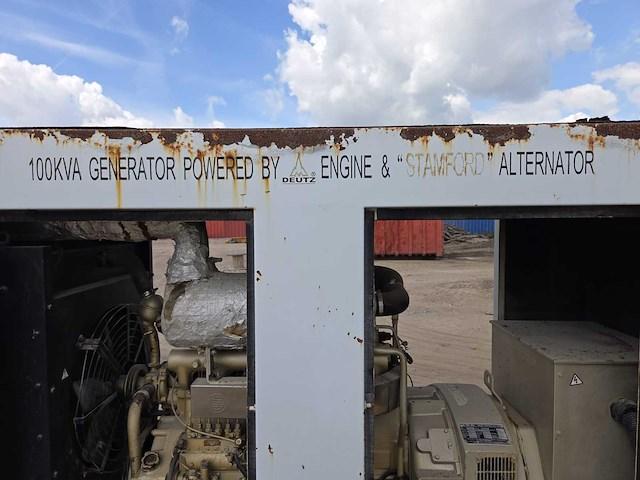 2007 khd deutz ds80s 100kva noodstroomaggregaat - afbeelding 5 van  11