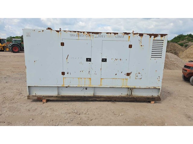 2007 khd deutz ds80s 100kva noodstroomaggregaat - afbeelding 1 van  9