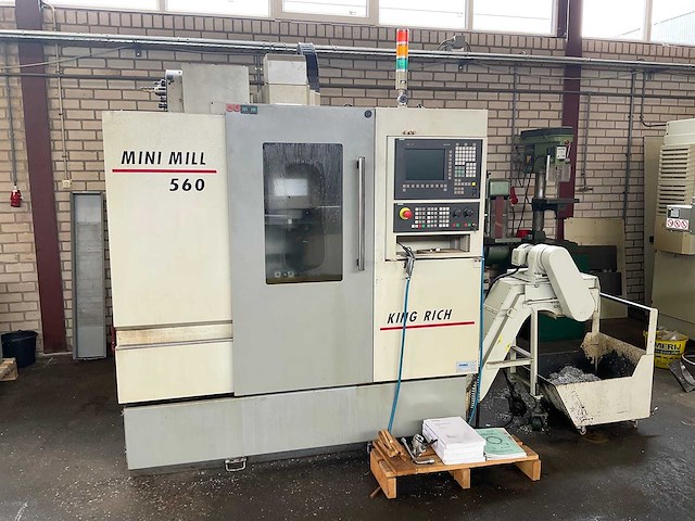 2007 king rich mini mill 560 type kr-mf560 cnc freesmachine - afbeelding 20 van  29