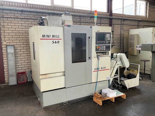 2007 king rich mini mill 560 type kr-mf560 cnc freesmachine - afbeelding 21 van  29