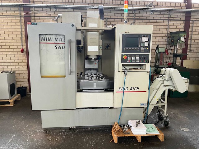 2007 king rich mini mill 560 type kr-mf560 cnc freesmachine - afbeelding 23 van  29
