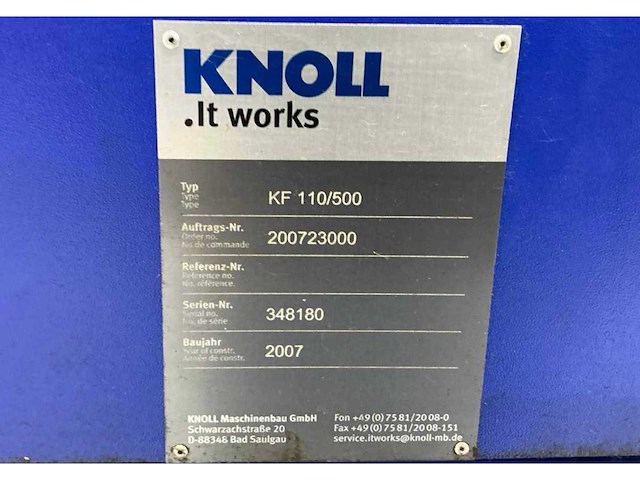 2007 knol kf 10/500 waterfilter - afbeelding 8 van  8