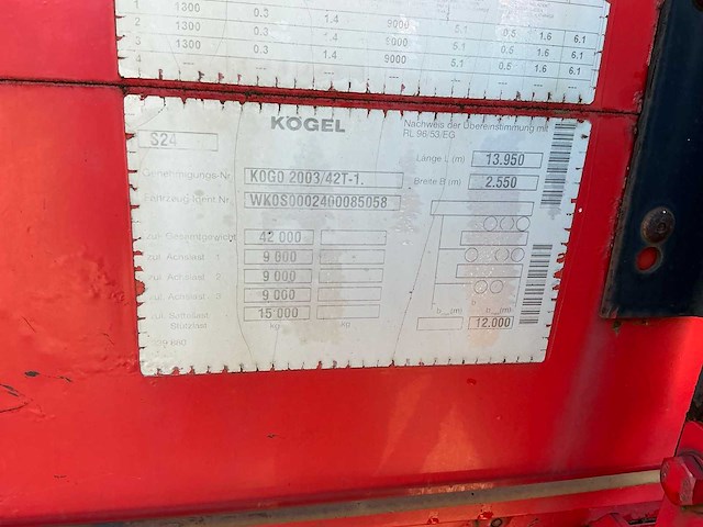 2007 koegel s24 oplegger - afbeelding 7 van  24