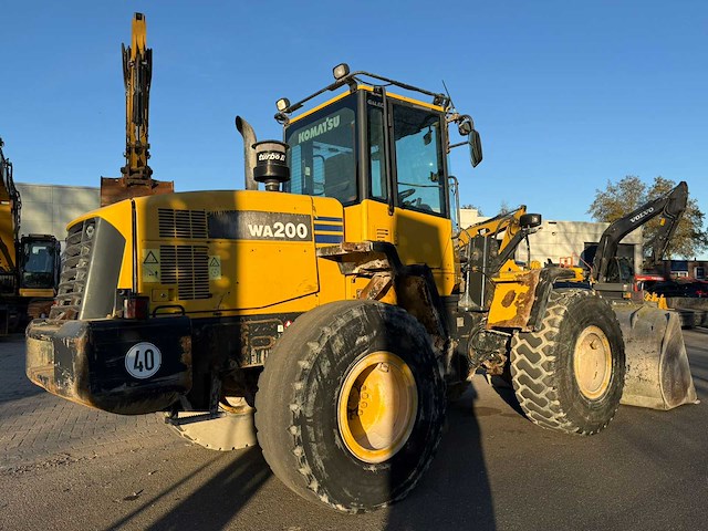 2007 komatsu wa 200-5 shovel wiellader - afbeelding 15 van  18