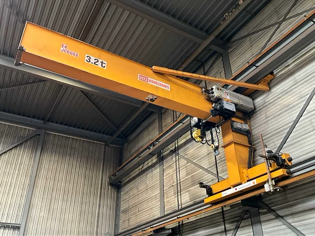2007 konecranes 3,2t wandloopkraan - afbeelding 2 van  6