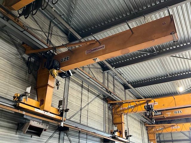 2007 konecranes 3,2t wandloopkraan - afbeelding 1 van  6