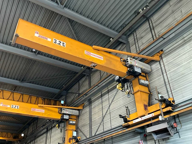 2007 konecranes 3,2t wandloopkraan - afbeelding 2 van  6