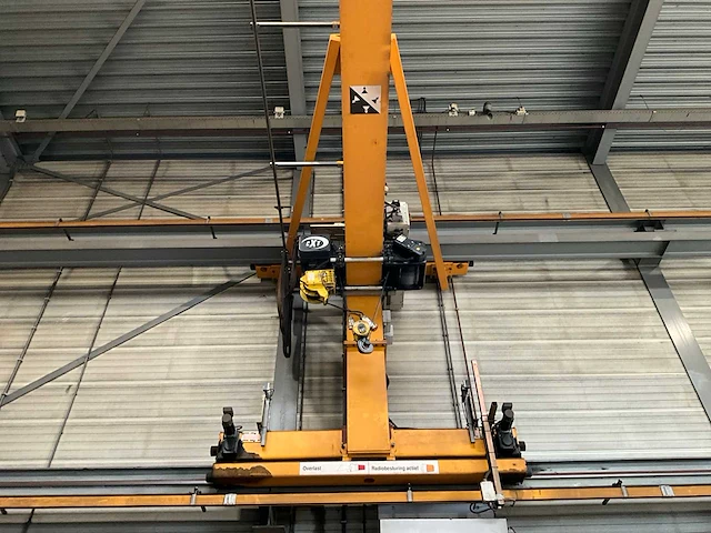 2007 konecranes 3,2t wandloopkraan - afbeelding 3 van  6