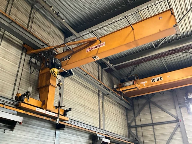 2007 konecranes 3,2t wandloopkraan - afbeelding 1 van  6