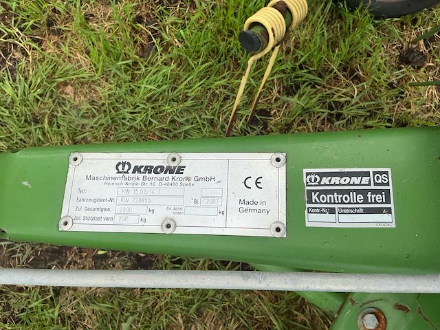 2007 krone kw 15.1/14t - schudder - afbeelding 7 van  15