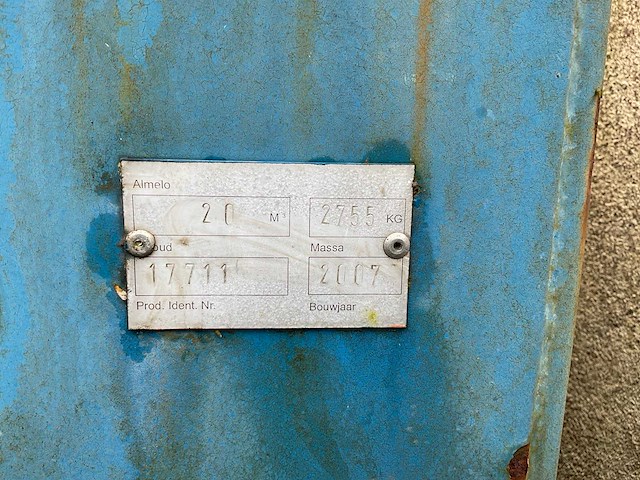 2007 ktk 20m3 afvalcontainer - afbeelding 5 van  7