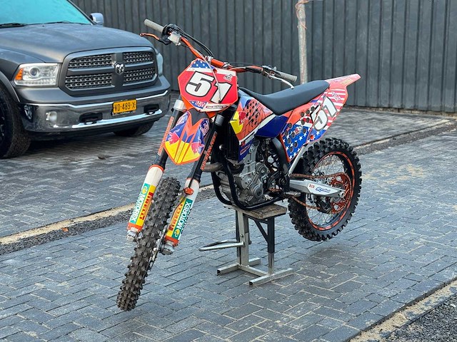 2007 ktm sxf 505 crossmotor - afbeelding 1 van  14