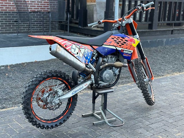 2007 ktm sxf 505 crossmotor - afbeelding 9 van  13
