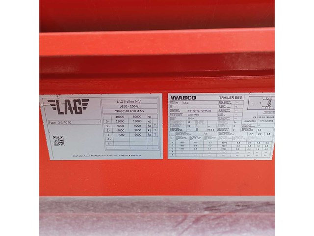 2007 lag o-3-40-02 oplegger (75165-127) - afbeelding 7 van  7