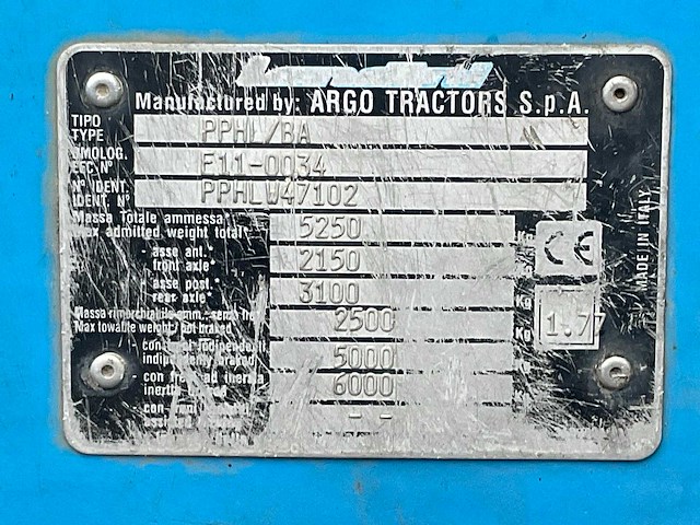 2007 landini rex 95f vierwielaangedreven landbouwtractor - afbeelding 17 van  24