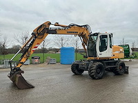 2007 liebherr a314 litronic banden graafmachine - afbeelding 1 van  47