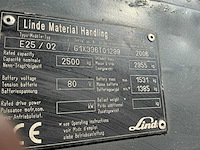 2007 linde e25/02 vorkheftruck - afbeelding 8 van  16