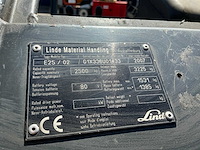 2007 linde e25/02 vorkheftruck - afbeelding 7 van  15
