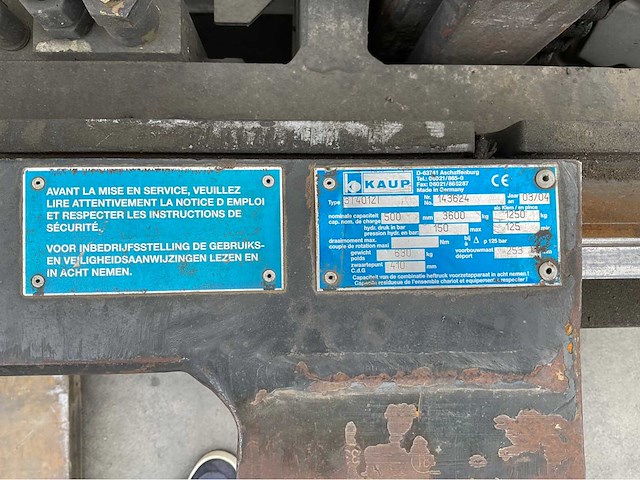 2007 linde h30 t vorkheftruck - afbeelding 15 van  17