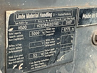 2007 linde h50d vorkheftruck - afbeelding 29 van  35