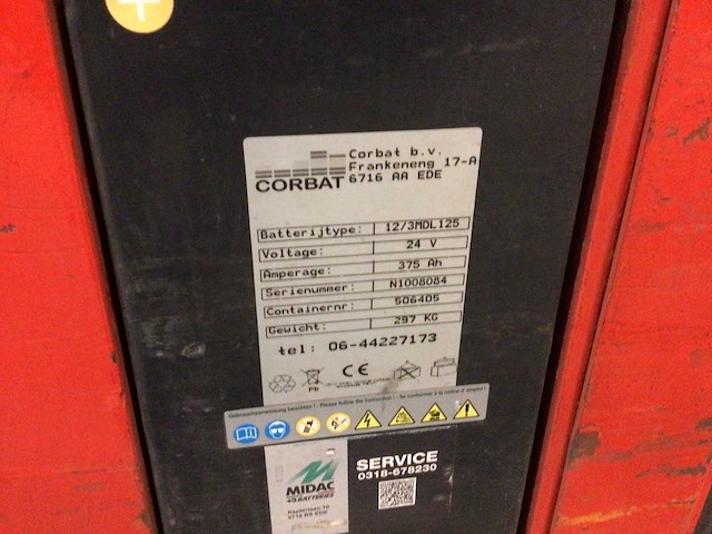 2007 linde l12l stapelaar - afbeelding 6 van  9