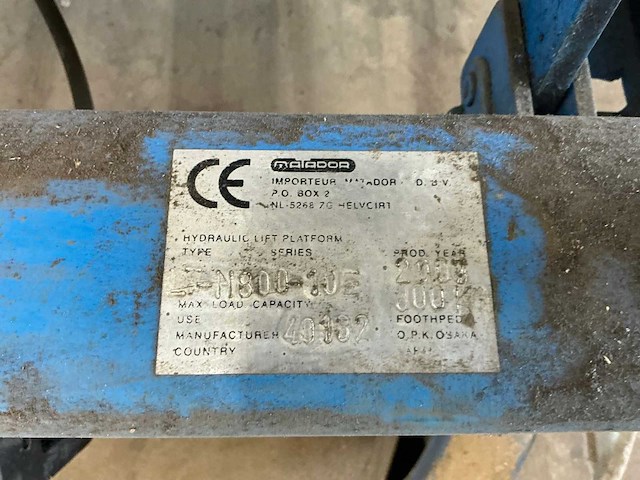 2007 matador hefplateau - afbeelding 2 van  2