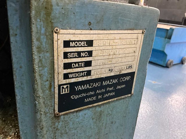 2007 mazak sqt 250my cnc-draaibank - afbeelding 11 van  20