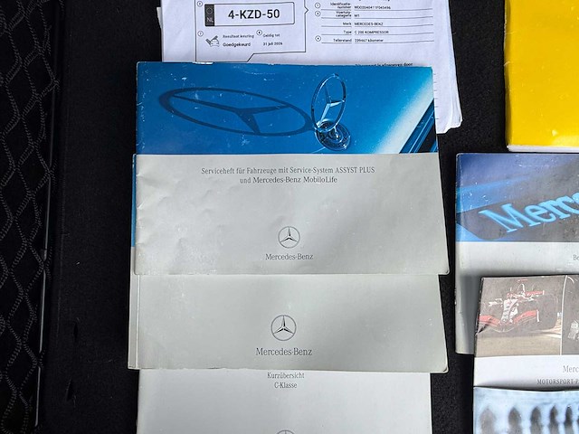 2007 mercedes-benz c-klasse 200 k personenauto - afbeelding 122 van  126