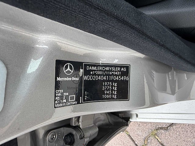 2007 mercedes-benz c-klasse 200 k personenauto - afbeelding 125 van  126