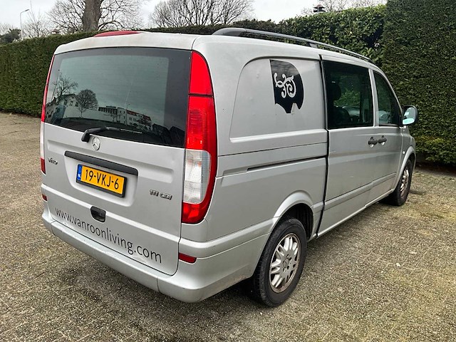 2007 mercedes-benz vito 111 cdi 320 lang dc luxe amigo bedrijfswagen - afbeelding 4 van  8