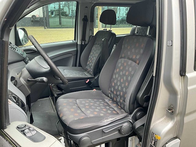 2007 mercedes-benz vito 111 cdi 320 lang dc luxe amigo bedrijfswagen - afbeelding 6 van  8