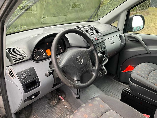 2007 mercedes-benz vito 111 cdi 320 lang dc luxe amigo bedrijfswagen - afbeelding 7 van  8
