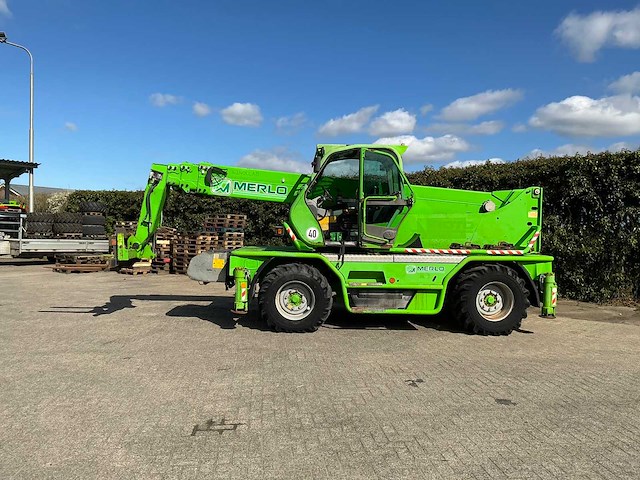 2007 merlo roto 45.21mcss roterende verreiker 21 meter met remote - afbeelding 2 van  18