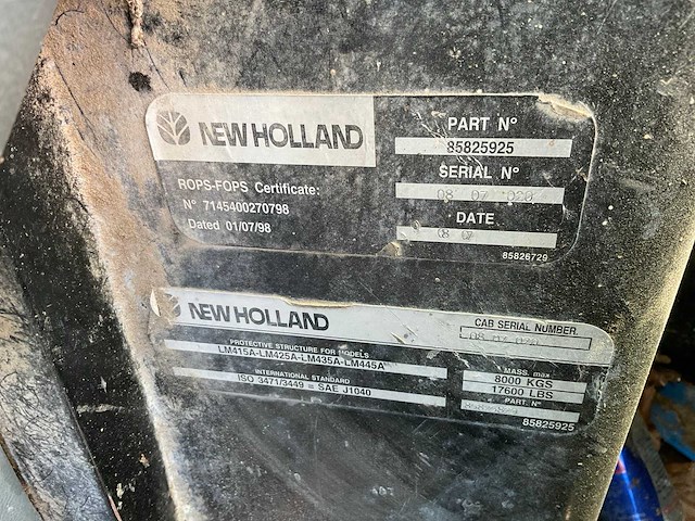2007 new holland powershuttle 110 lm435a verreiker - afbeelding 23 van  29