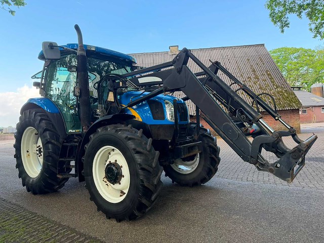 2007 new holland ts100a plus (frontlader) vierwielaangedreven landbouwtractor - afbeelding 10 van  14