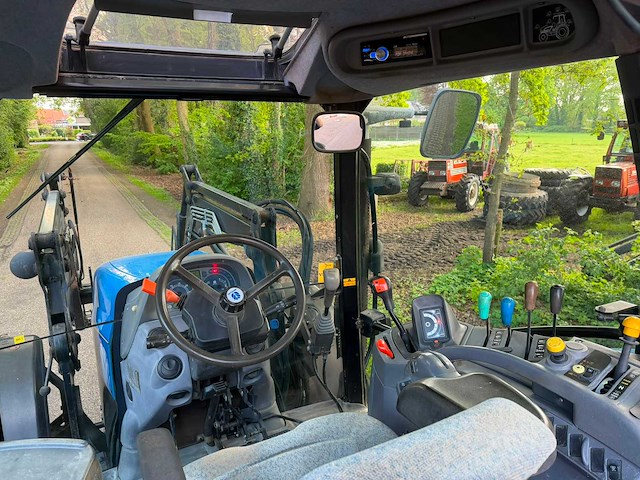 2007 new holland ts100a plus (frontlader) vierwielaangedreven landbouwtractor - afbeelding 2 van  14