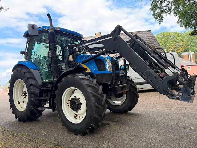 2007 new holland ts100a plus (frontlader) vierwielaangedreven landbouwtractor - afbeelding 10 van  14