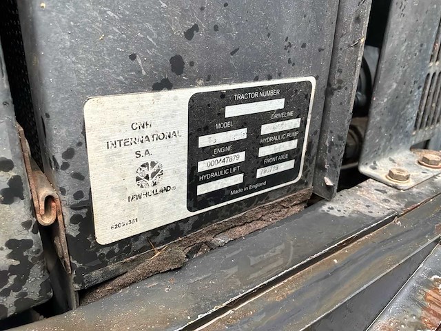 2007 new holland ts135a plus vierwielaangedreven landbouwtractor - afbeelding 21 van  29