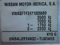 2007 nissan cabstar e 150.35 3.0 dci 340dc bedrijfswagen open bakwagen - afbeelding 14 van  21