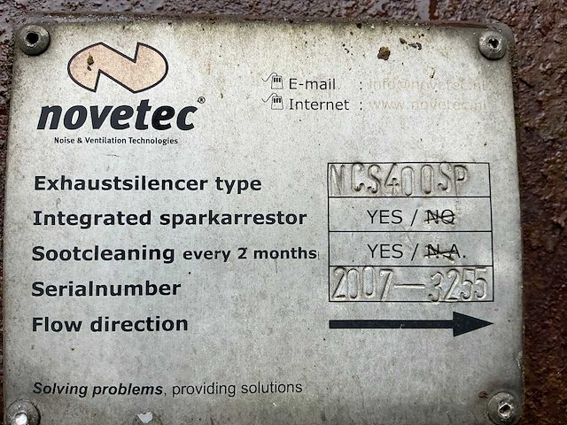 2007 novetec ncs 400 sp opslagtank (3x) - afbeelding 5 van  6