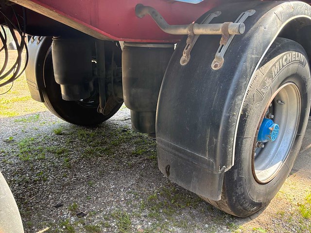 2007 pacton tpd340 oplegger met kennis kraan - afbeelding 10 van  30