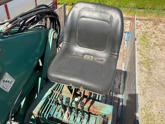 2007 pacton tpd340 oplegger met kennis kraan - afbeelding 21 van  30