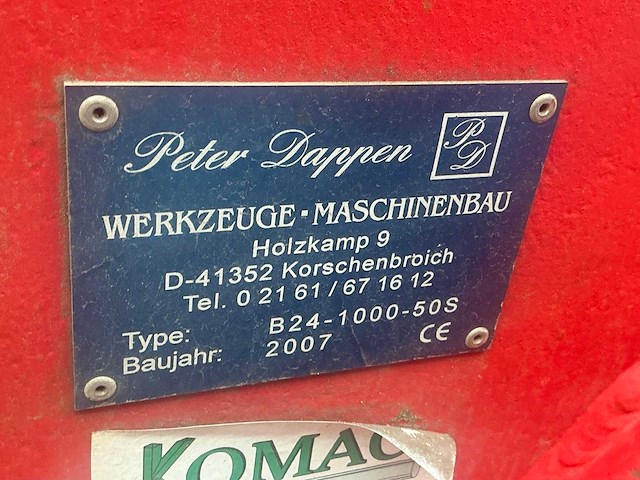 2007 peter dappen b24-1000-50s zeefbak “cw 10” - afbeelding 4 van  6