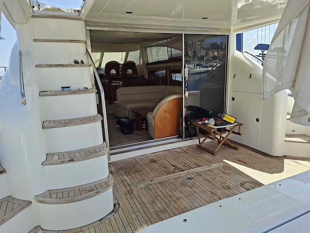 2007 princess 57 motorjacht (17,68 m) – gezonken na aanvaring – compleet project met 2x volvo penta d12-800 - afbeelding 17 van  44