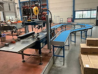2007 robopack startape 50me dozensluitmachine met rollenbaan - afbeelding 1 van  9