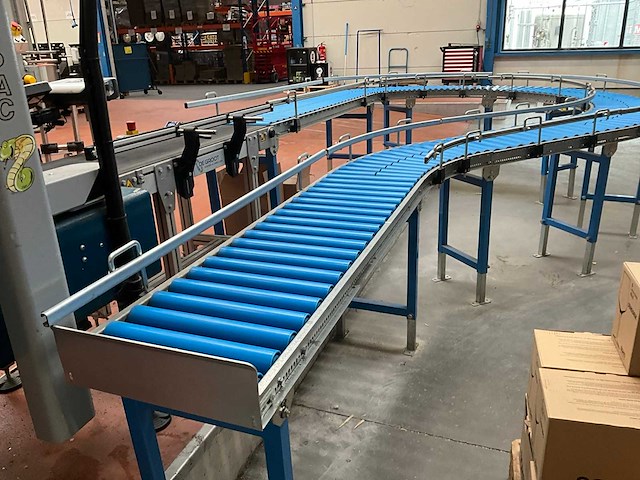2007 robopack startape 50me dozensluitmachine met rollenbaan - afbeelding 7 van  9