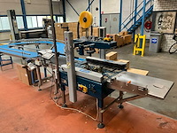 2007 robopack startape 50me dozensluitmachine met rollenbaan - afbeelding 2 van  9