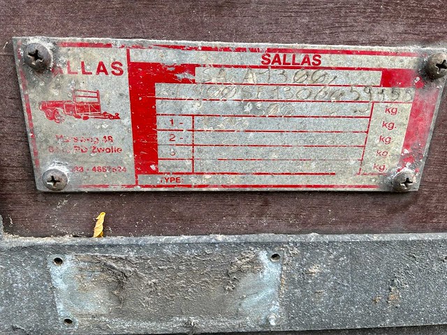 2007 sallas se aanhangwagen - afbeelding 5 van  5